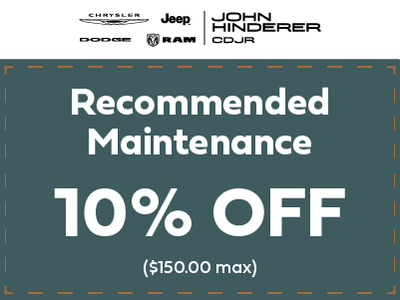 Recommended Maintenance
